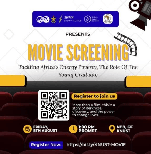 Switch On Film Screening - August 2025 inaugural event with Switch Alliance Network, Switch Energy Alliance, AYEN