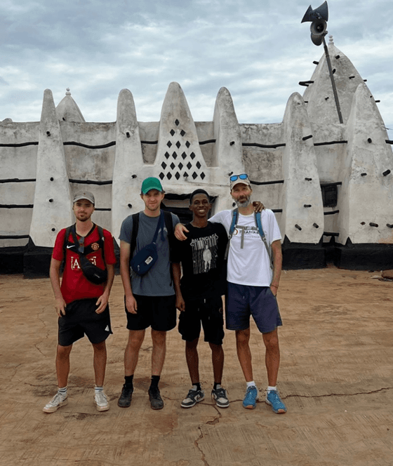 Germany to Ghana interns learning, exploring and building connections.